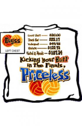 Volleyball T-Shirt - Priceless