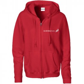 SA Zipped Hoodie Red