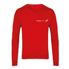 SA V-Neck Jumper Red