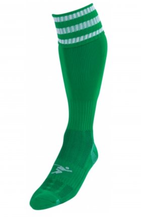 Three Stripe Pro Sock grn/wht