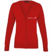 SA V-Neck Ladies Cardigan Navy