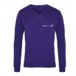 SA V-Neck Jumper Purple