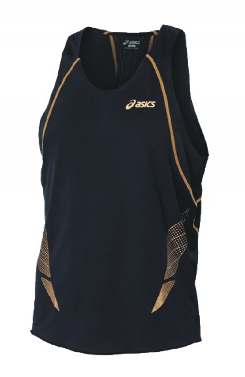 asics running singlet men's