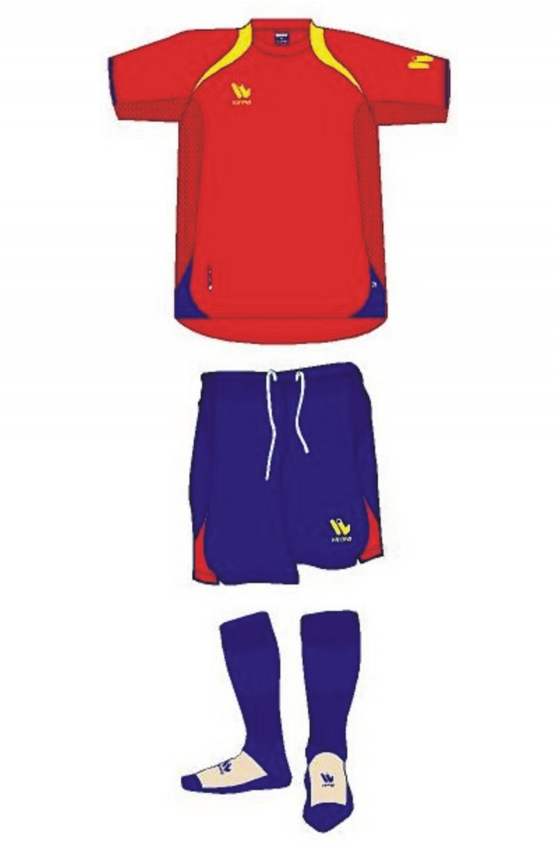 Gå vandreture med tiden Det Virma Foley Kit Red/Blue/Yellow | Prosport International